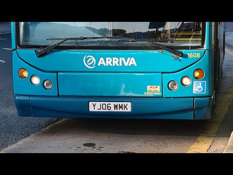 🚍*Thrashy Monster* Arriva Yorkshire 1608 YJ06 WMK VDL DB250