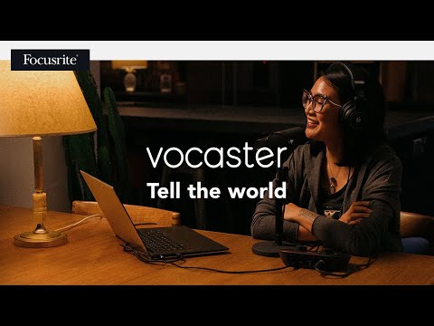 Focusrite VOCASTER-BRDCAST-KIT Vocaster Broadcaster Kit w Microphone and Headphones image 6