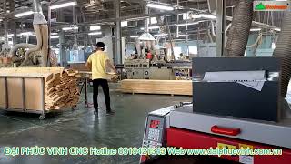 MÁY BÀO CUỐN BĂNG TẢI WOODMASTER BÀO SIÊU NHANH BỀ MẶT LÁNG MƯỢT