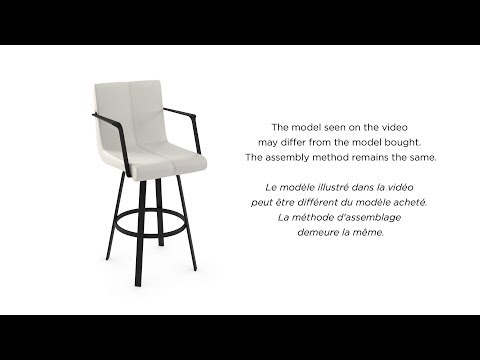Amisco | Edward Swivel Stool 41577