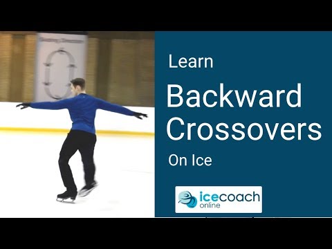 Learn Backward Crossovers on Ice the Easy way! Ice Skating Tutorial by Ice Coach Online