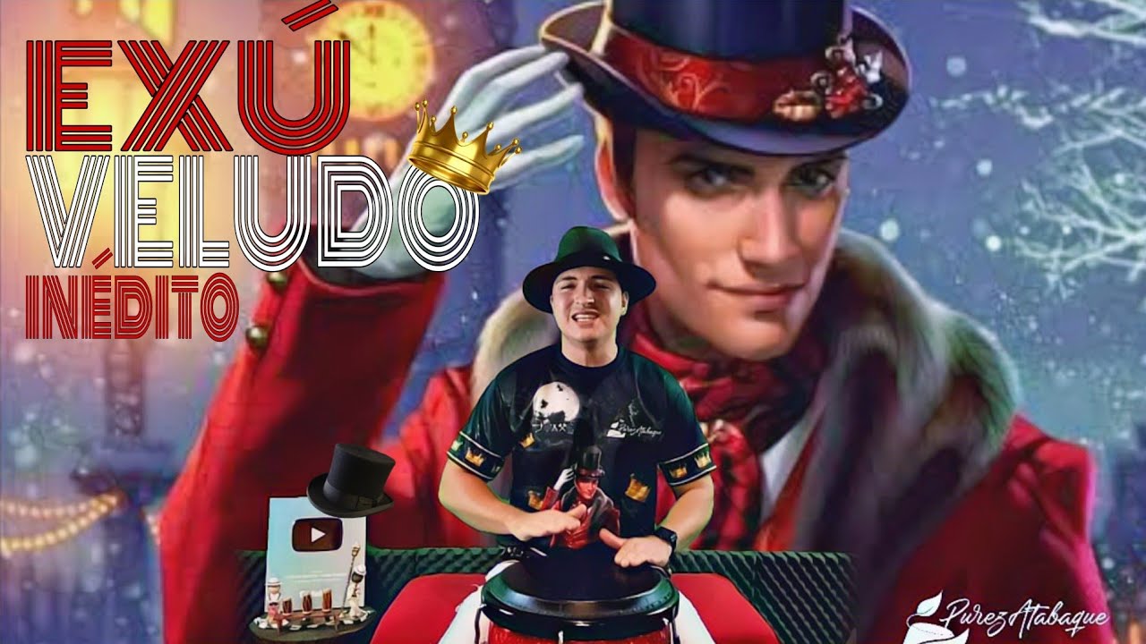 Coroa de Ouro de Exu é sua Cartola - Exú Veludo (Purezatabaque)