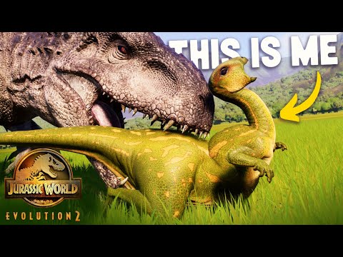 I Made A Playable Dinosaur Survival Game... In Jurassic World Evolution 2