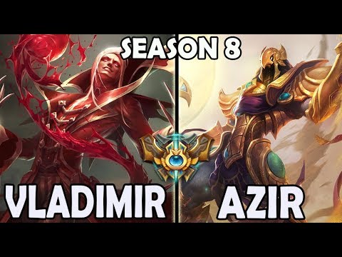 SKT T1 Faker Vladimir vs Azir - Ranked Challenger Korea