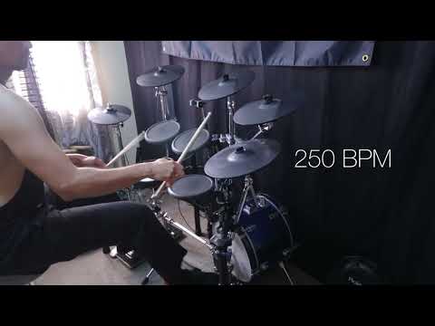 250 - 260 BPM Bomb Blasts and Double Bass Drumming