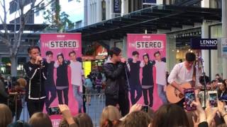 In Stereo The Speed Of Sound - The Main Event Tour Queen Street Mall Brisbane Qld. 1/7/16