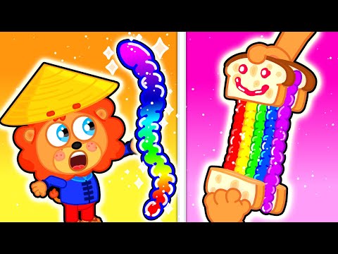 Aslan Yavrusu | Sakızlı Solucan Sandviçi | Çocuklar için çizgi film