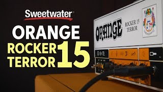 Video thumbnail for Orange Rocker 15 Terror 15-watt 2-channel Tube Head Review by Sweetwater