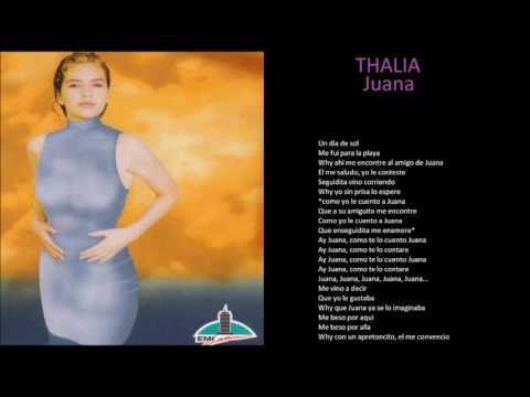 thalia juana + lyrics