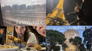 VLOG | train trip from london, honest thoughts on paris, & first day in greece