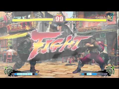 SSF4: -R- (Boxer) VS lsy (Dictator)