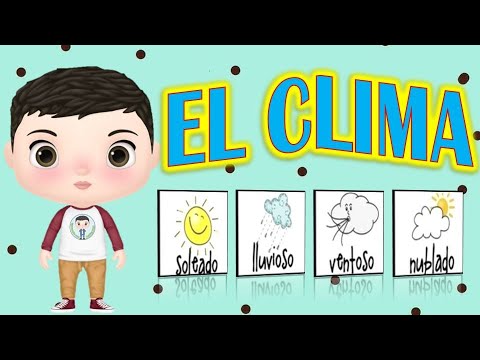 💨☀⛈ el clima para  niños | tipos de clima video educativo ⛈ ☀💨