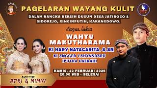 Download lagu LIVE Ki Hary Nata Carita  & Ki Angger Cahyandaru / Bt Apri-Mimin / Bersih Desa Jatirogo & Sidorejo mp3
