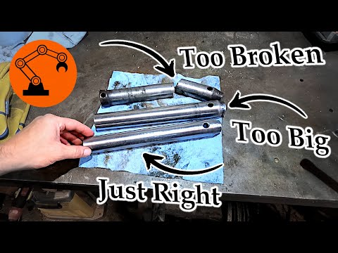 Replacing a Broken Excavator Pin