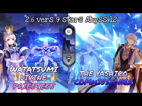 Hydro Supremacy! Triple Crowned Kokomi & Ayato Taser Team Spiral Abyss Floor 12 Genshin Impact