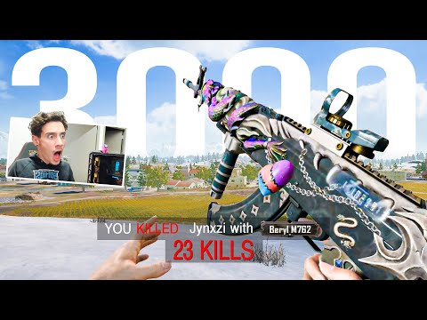 TGLTN Does *3000 DAMAGE* with Disgusting Beryl sprays in PUBG