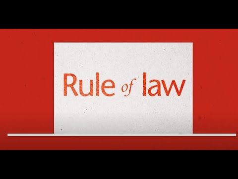 Who coined 8 postulates of rule of law?