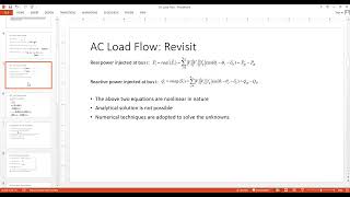 DC load flow continued