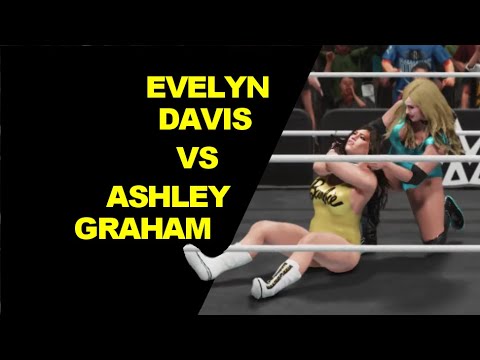 WWE 2K19 Ashley Graham vs Evelyn Davis - Knockout Match