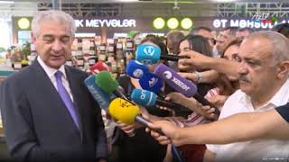 Deputy Prime Minister Ali Ahmadov at "From Village to City" fair