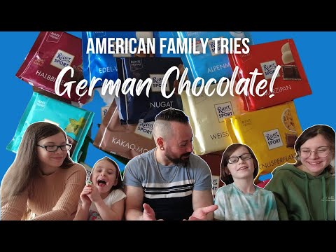 Americans Try German Chocolate for the First Time | American Family in Germany | Expat Life
