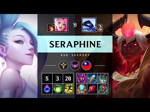 Seraphine Support vs Xerath: Killing spree - TW Master Patch 25.S1.2