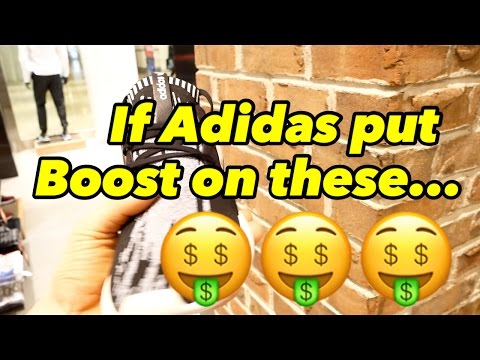 If Adidas put Boost on these...  + I injured myself being an idiot