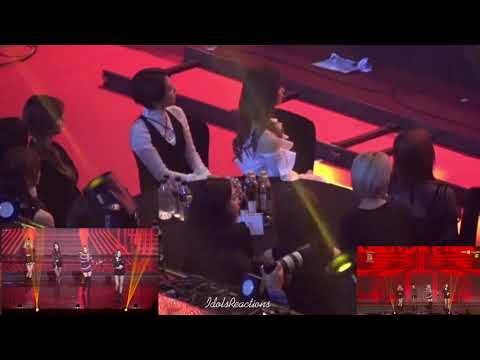 TWICE REACTION TO BLACKPINK | PLAYING WITH FIRE + BOOMBAYAH | Seoul Music Awards 2017