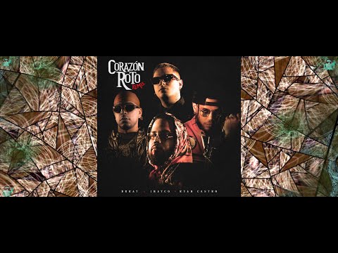 Corazón Roto - Remix - Brray, Jhayco, Ryan Castro - Music Visualization - Trippy - 4K