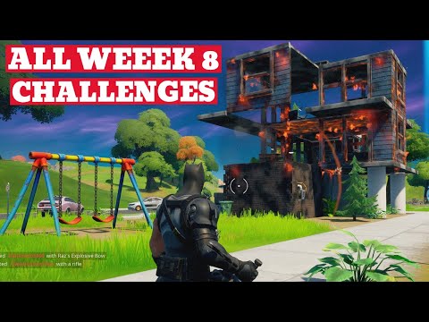 All Week 8 Epic & Legendary Quest Challenges Guide in Fortnite Chapter 2 Season 6