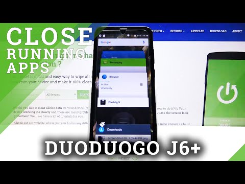 How to Turn Off All Running Apps in DUODUOGO J6+ - Close Running Apps