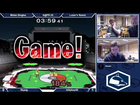 S@PS 25 Melee Singles Loser's Semis - Slypig vs billyboy48