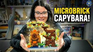 Building Kawaii | This Capybara Micro Brick Is Impossibly Detailed