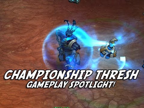 Championship Thresh Gameplay - New Skin Spotlight (LoL / League of Legends)