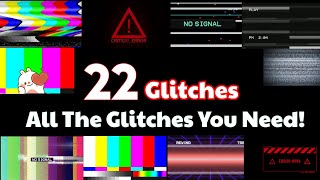 Download lagu Free Full HD 22 Glitches | TV Glitch with Sound Effects mp3