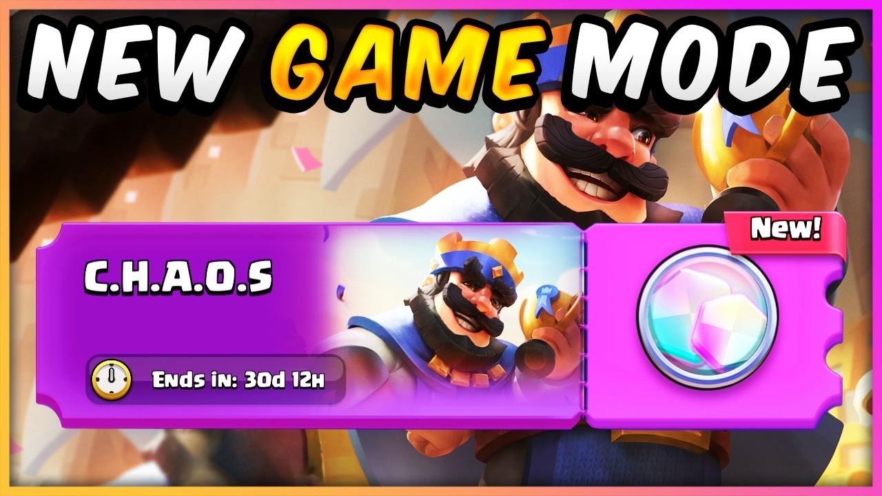 C.H.A.O.S is the NEW BEST GAME MODE in CLASH ROYALE!