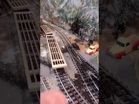 The beginning of scratch-built cars.  These are frames for 2 of the cars.