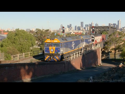 3MA2 Container Train Departing Dynon With G515 HL203 G512 (29/12/2009) - PoathTV Australian Railways