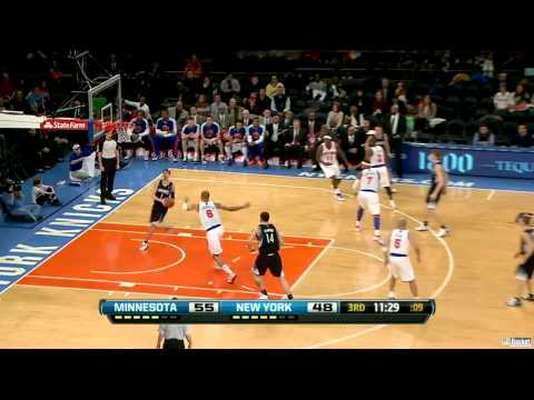 Alexey Shved reverse dunk vs. New York