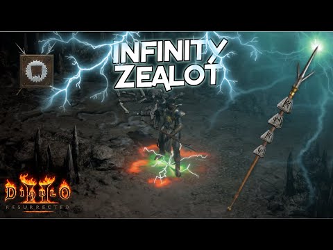 INFINITY Zealot - OVERPOWERED Holy Shock Build - Diablo 2 Resurrected