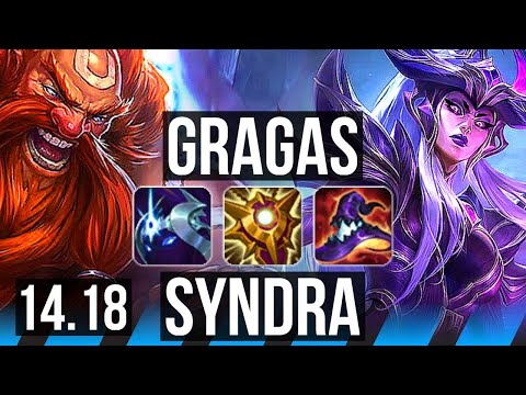 GRAGAS vs SYNDRA (MID) | Comeback, 11/3/15, 600+ games, Godlike, 38k DMG | EUW Master | 14.18