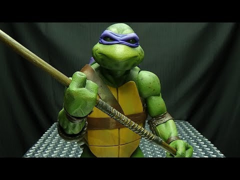 NECA Teenage Mutant Ninja Turtles 1/4 Scale DONATELLO: EmGo's Ninja Turtles Reviews N' Stuff