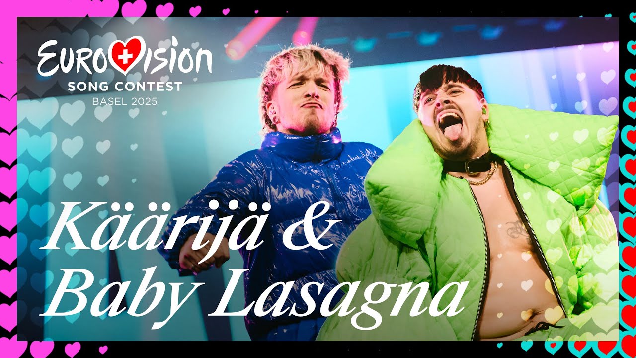 Käärijä & Baby Lasagna - #eurodab at the Grand Final | Eurovision 2025 | #UnitedByMusic ​​🇨🇭