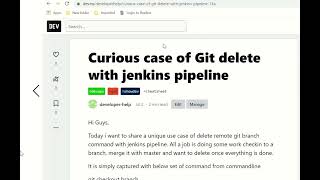 curious case of git delete from jenkins pipeline