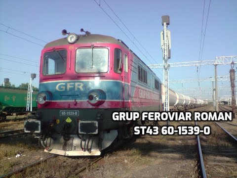 🚝 😍 ST43 60-1539-0 & Marfar Grup Feroviar Român with Tanker and Grain Train with full speed