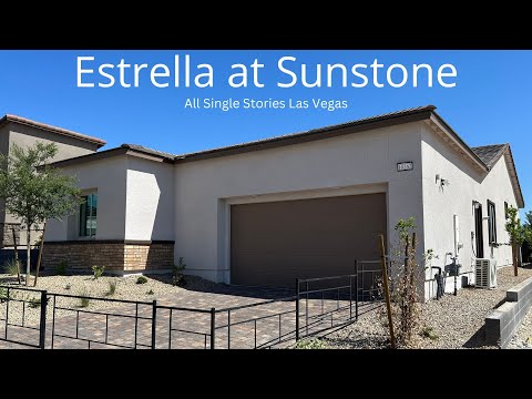 Estrella at Sunstone by Woodside Homes | Single Story Homes For Sale Las Vegas | Plan 3 Tour $479k+