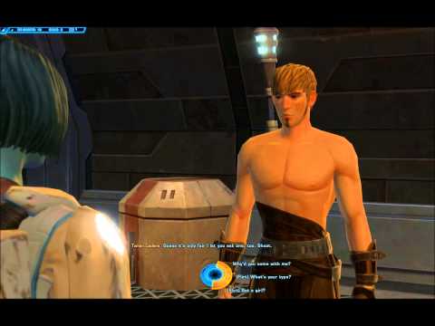 SWTOR   Torian romance conversation for a non-Mandalorian toon