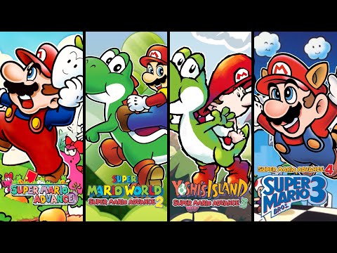 SUPER MARIO ADVANCE SERIES - Full Games (100%, All Items)