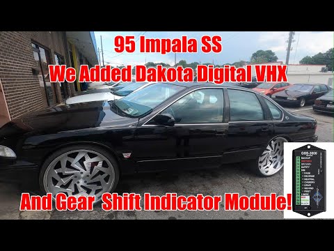 95 Impala SS dakota Digital with Gear shift module Install GSS-3000