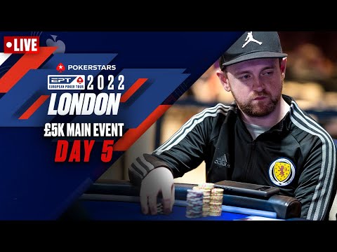 EPT London £5,300 Main Event - Day 5 ♠️ PokerStars